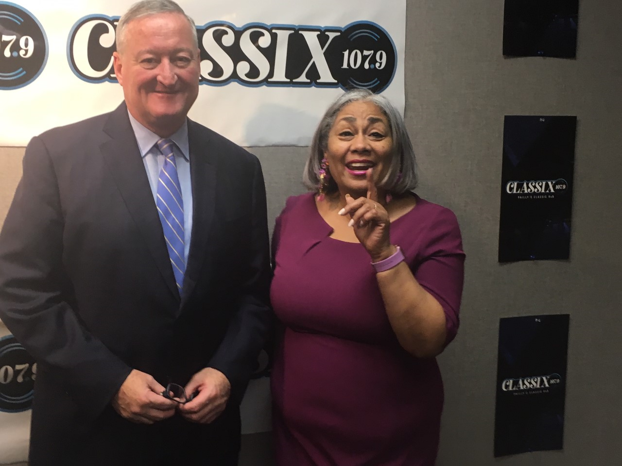 Jim Kenney With Dyana Williams