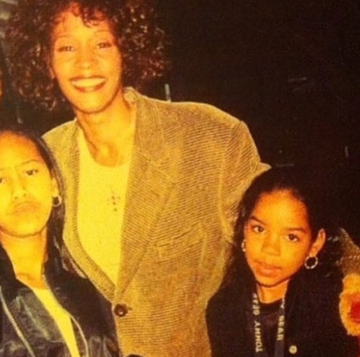 Brandi Burnside and Whitney Houston