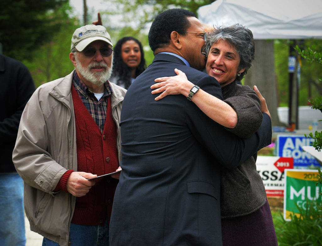 Washingtontonians go to the polls for a special election for open at-large seat on the DC council in Washington, DC.
