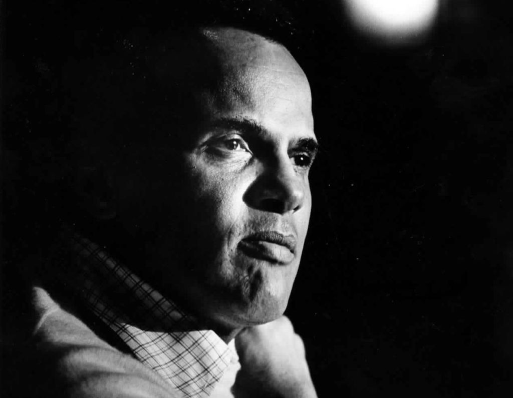 Harry Belafonte at an interview inside the Watergate Hotel in Washington, DC on 1978.