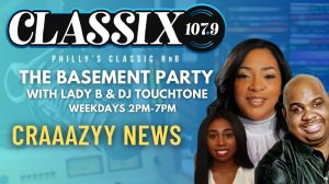 The Basement Party: Lady B & DJ Touchtone CRAZY NEWS Graphic